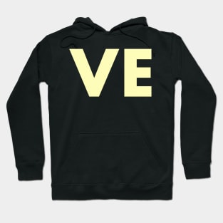 VE cream Hoodie